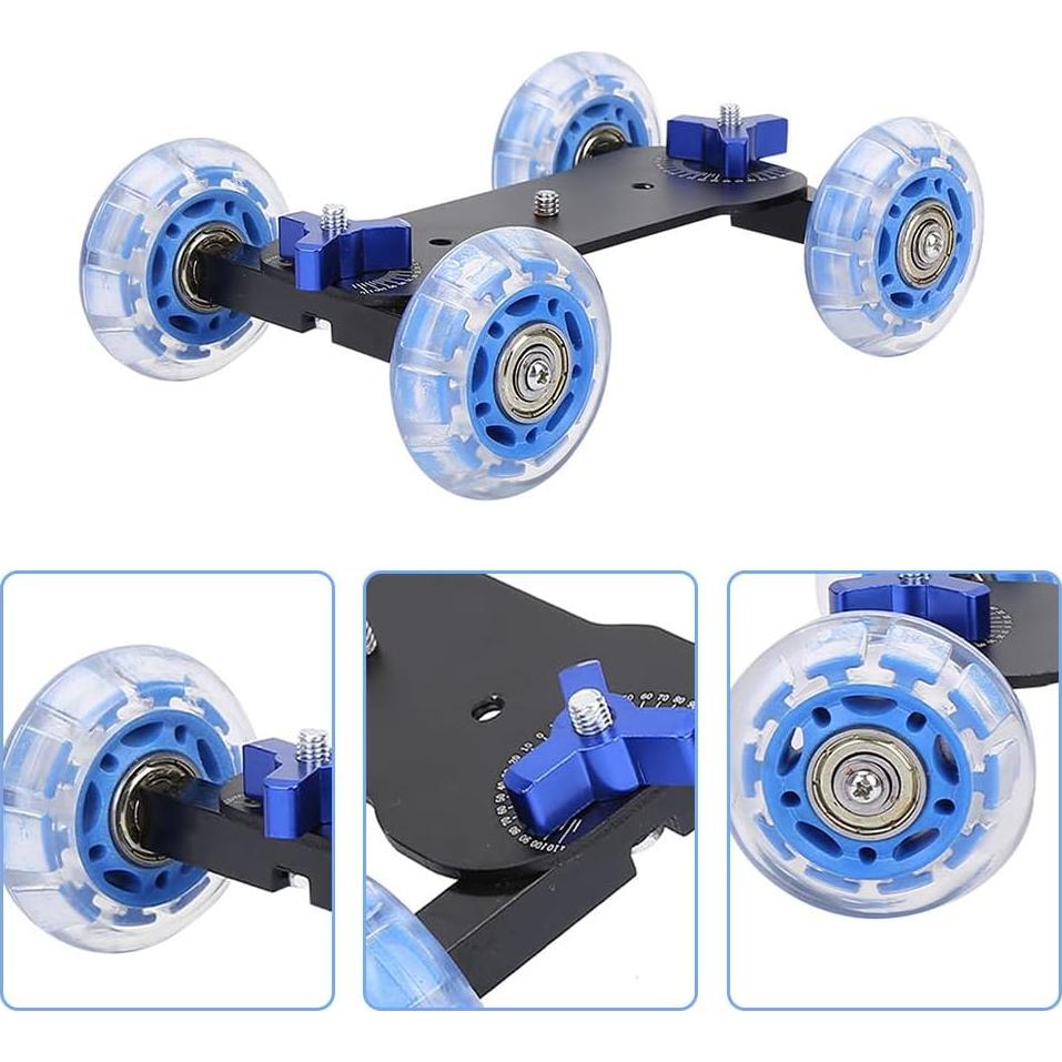 Carro Dolly de Cámara Joyzan para DSLR, Carga 10KG, Silencioso