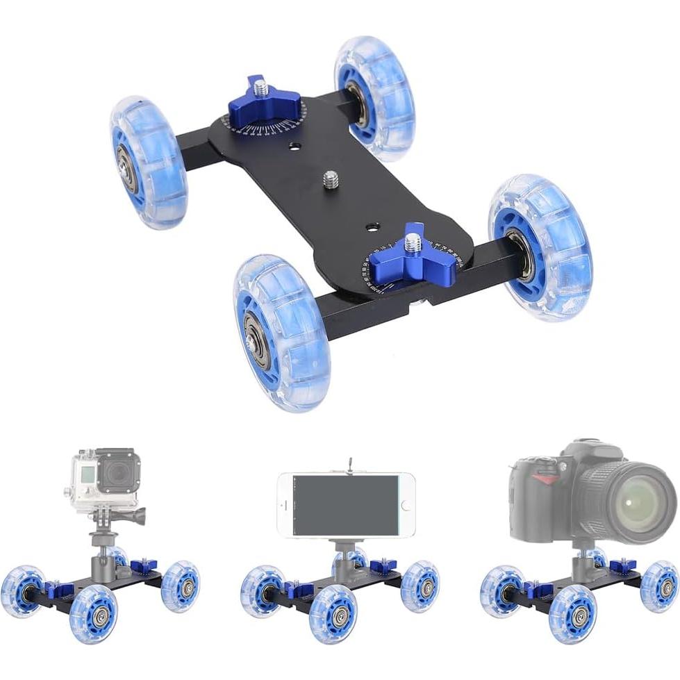 Carro Dolly de Cámara Joyzan para DSLR, Carga 10KG, Silencioso