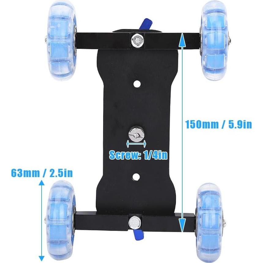 Carro Dolly de Cámara Joyzan para DSLR, Carga 10KG, Silencioso