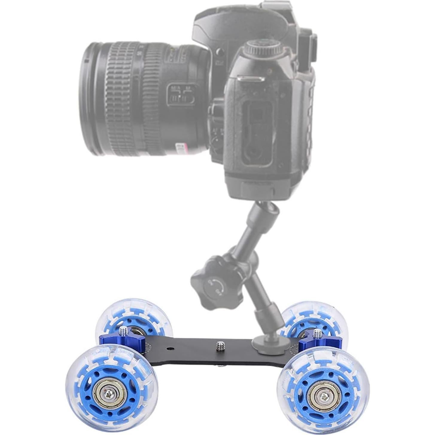 Carro Dolly de Cámara Joyzan para DSLR, Carga 10KG, Silencioso
