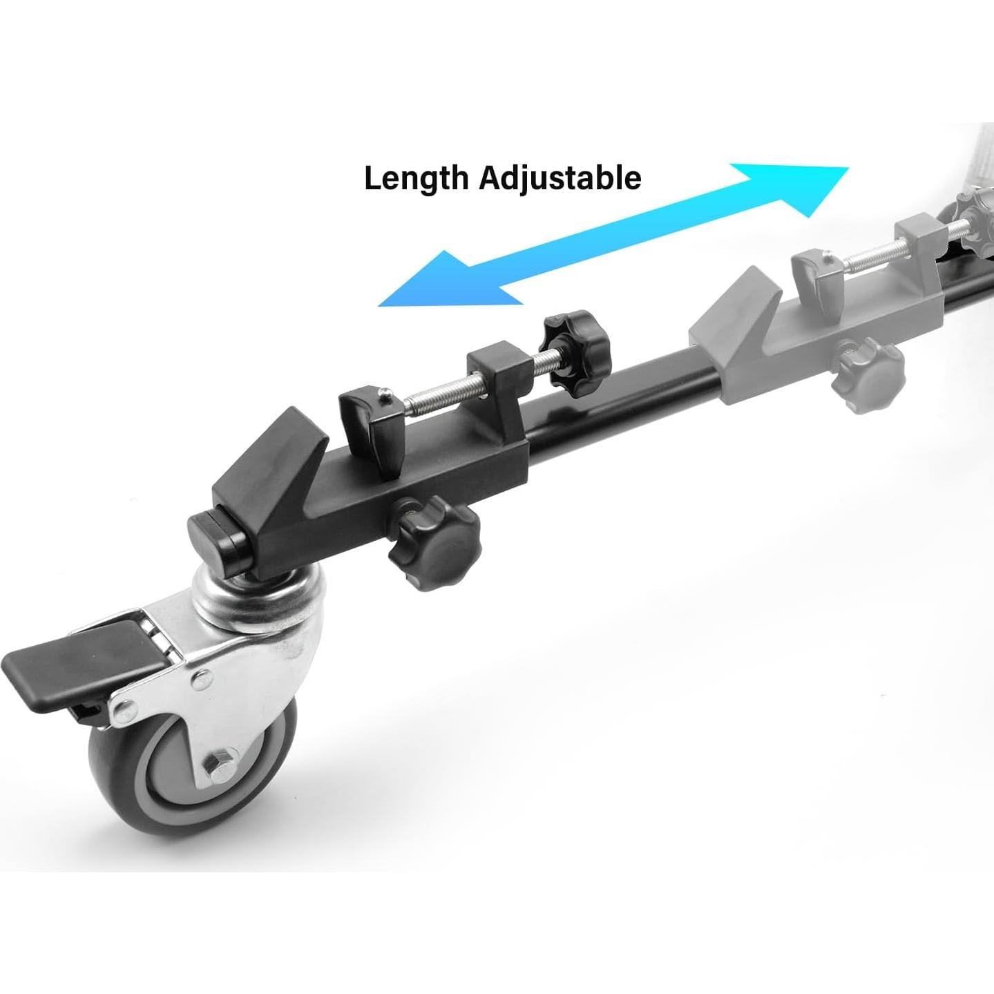 Ruedas Dolly Ajustables LimoStudio para Trípode - 4.46 kg