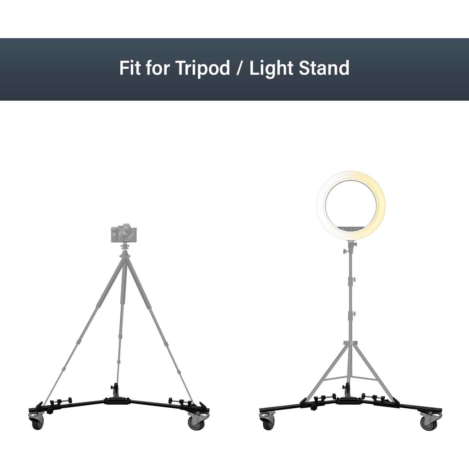Ruedas Dolly Ajustables LimoStudio para Trípode - 4.46 kg