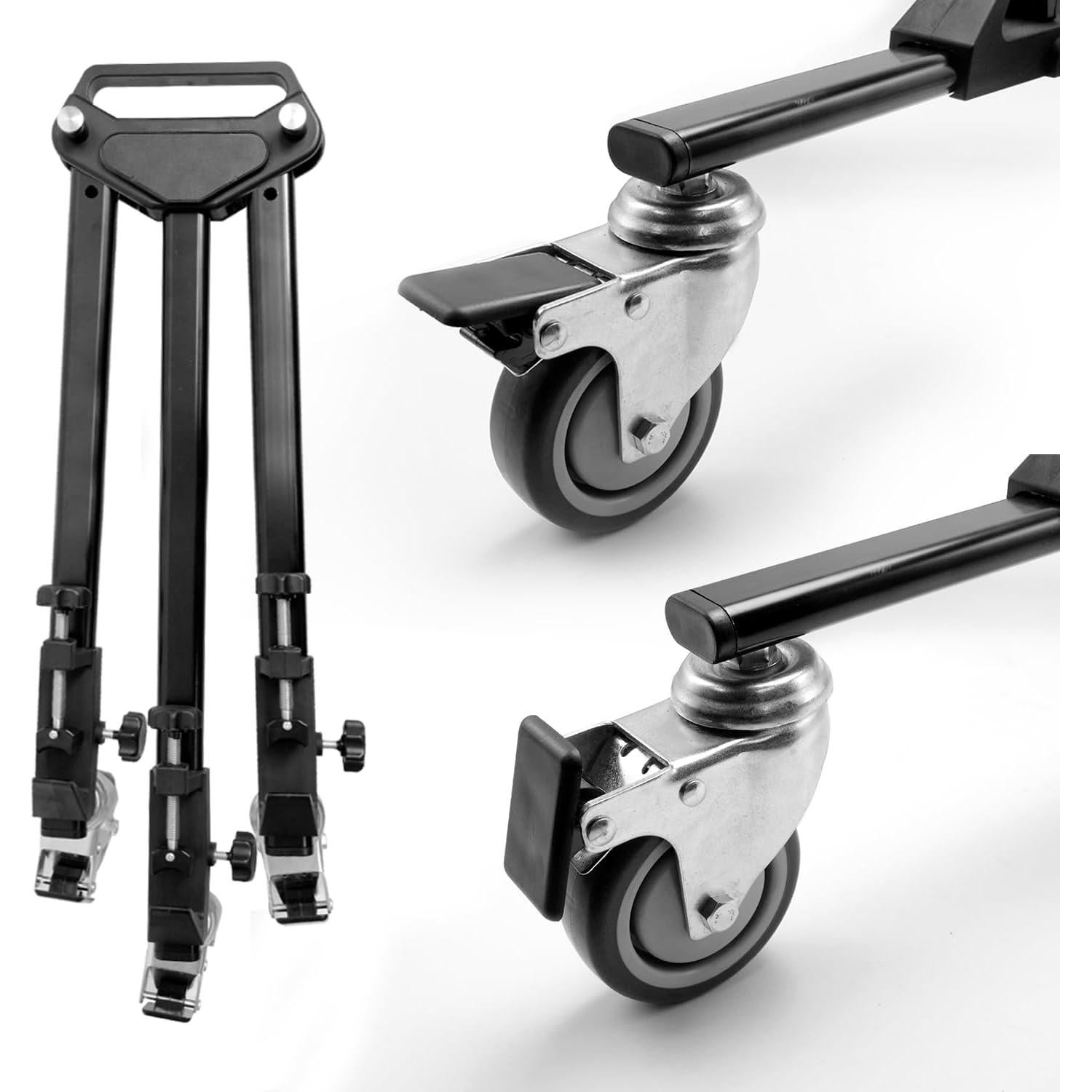 Ruedas Dolly Ajustables LimoStudio para Trípode - 4.46 kg