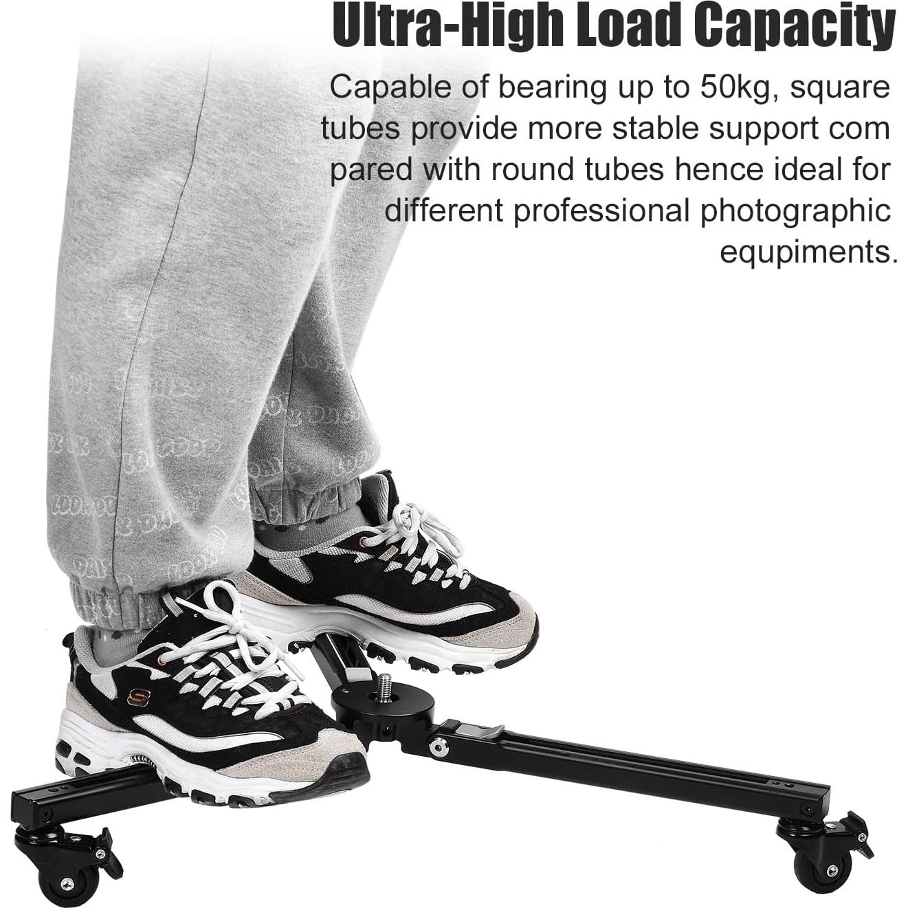 Dolly Monopod Sunwayfoto T1A20R Soporte Rodante 50kg