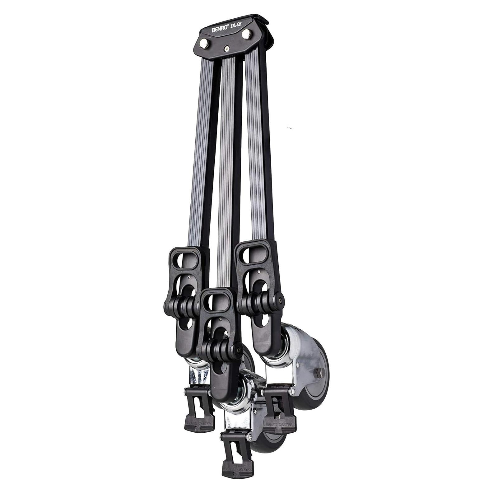 Carro de trípode Benro DL08 - Plegable, 3.49 kg, Ruedas con bloqueo