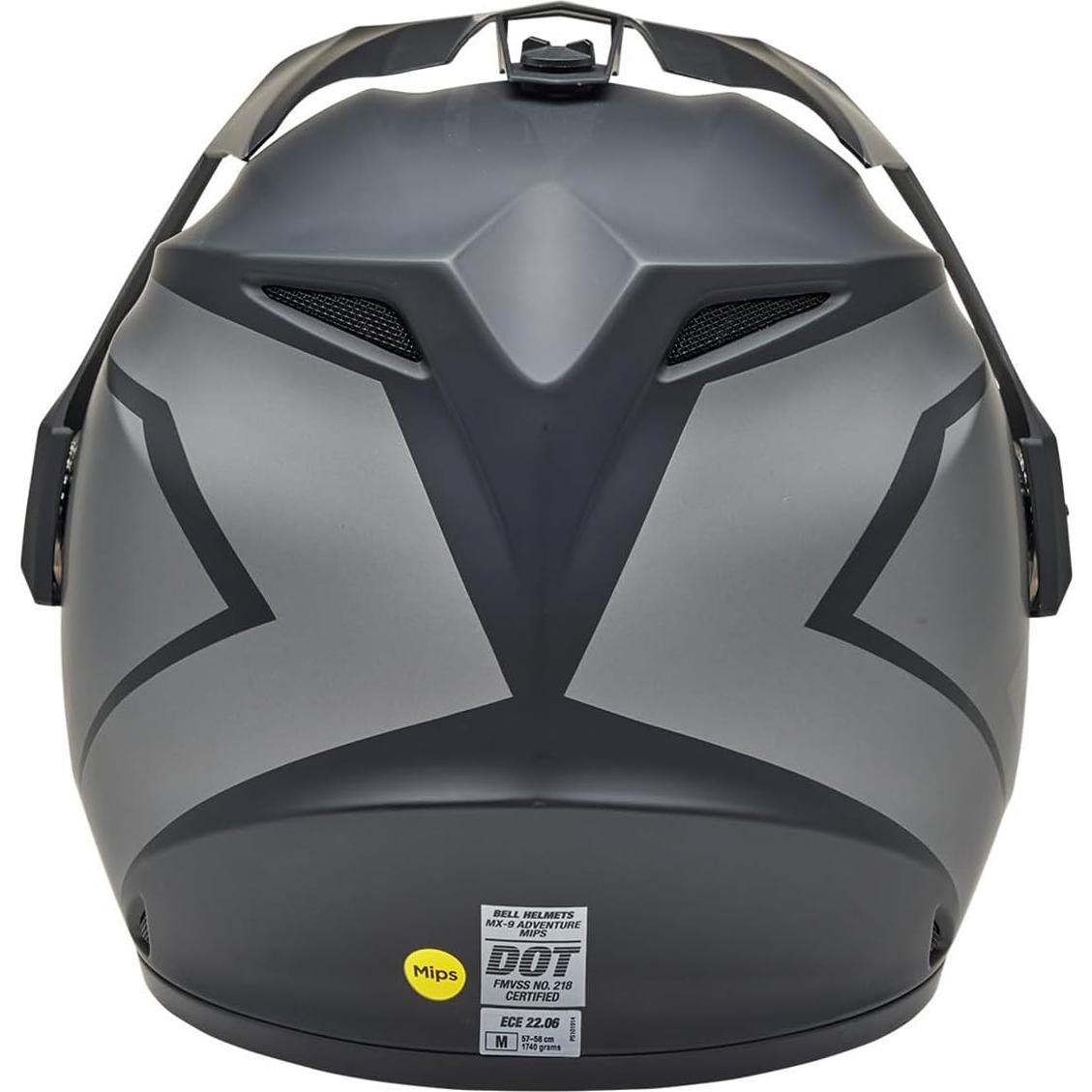 Casco Bell MX-9 Aventura MIPS Negro Mate/Gris X-Pequeño