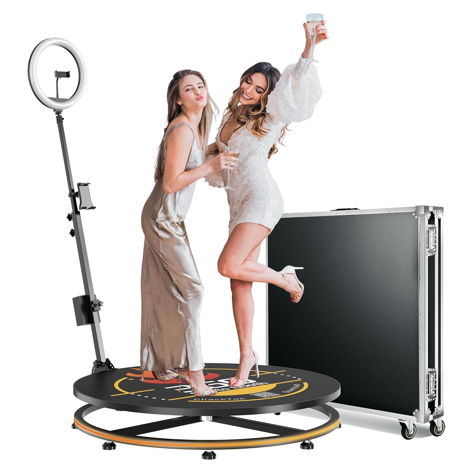 MWE 360 Fotomatón para Fiestas 68cm con Luz RGB y Control APP