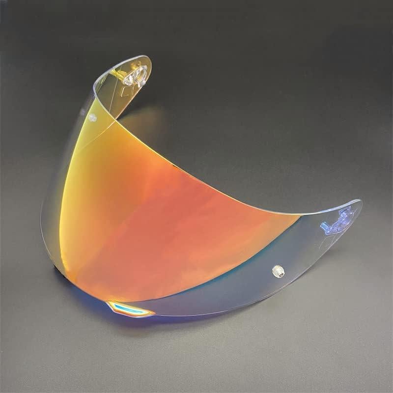 Visera KMAN para Casco Motocicleta K5 K3SV Revo Claro Rojo