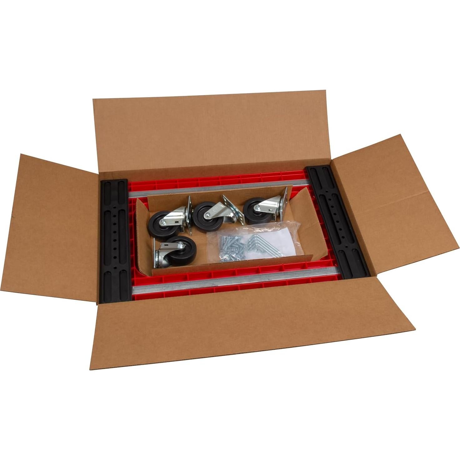 Carro de Muebles Akro-Mils RMD3018RC4PAR 1200 kg 76.2x45.72 cm Rojo