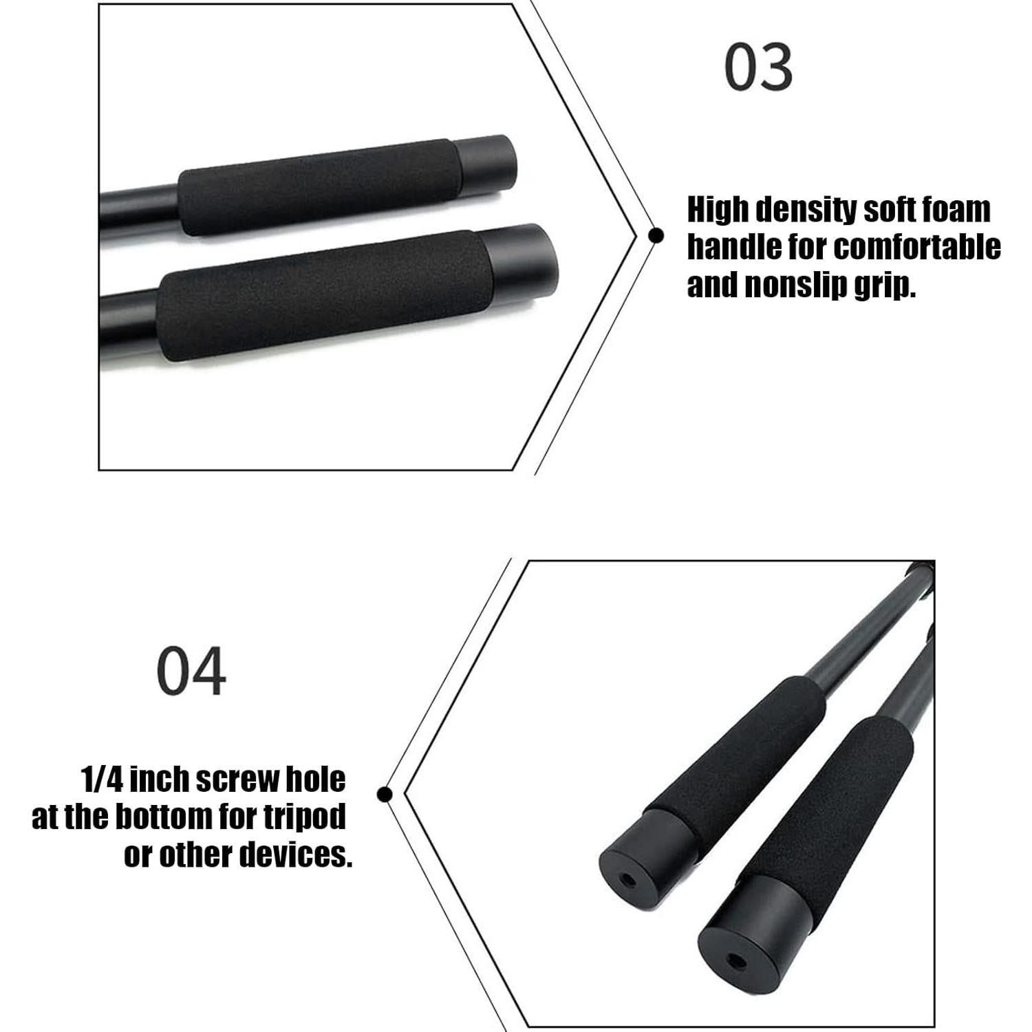 Brazo de Micrófono Extensible Hightseck 5 Secciones 39-155cm