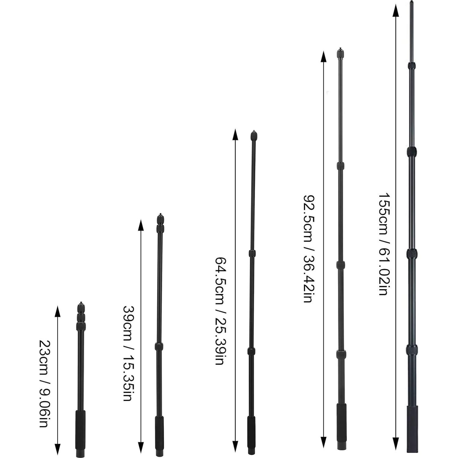 Brazo de Micrófono de Aluminio Shanryaw 39-155cm Alta Durabilidad