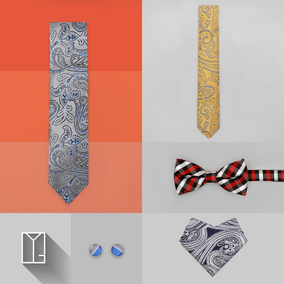 Chaleco Formal Negro Y&G VS1028-L con Corbata y Gemelos