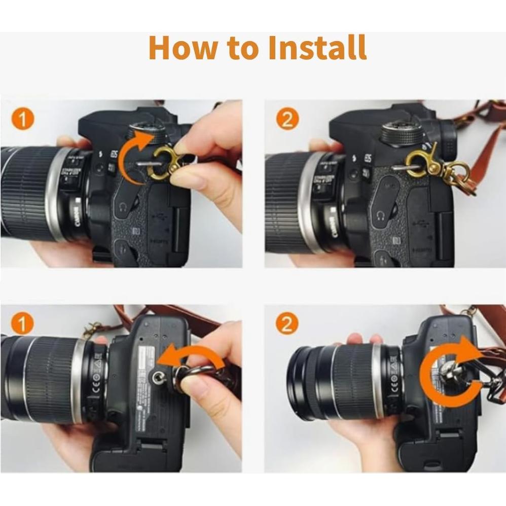 Correa de cámara doble ajustable Cocoarm de cuero