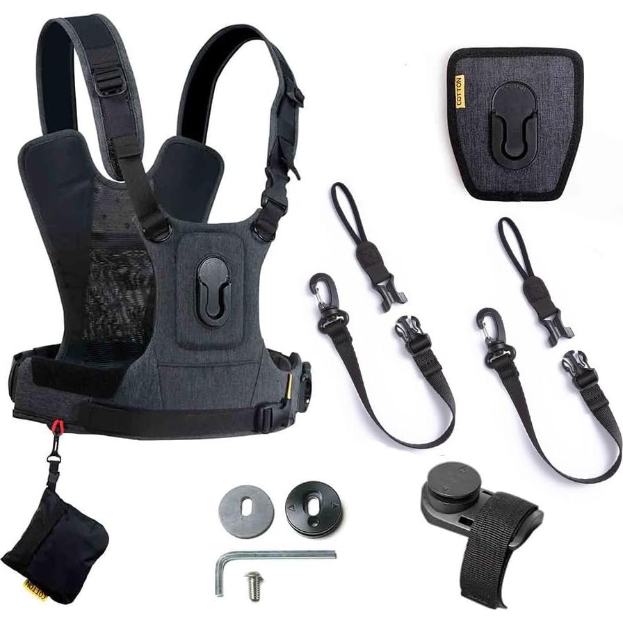 Arnés Ergonomico para Cámara y Binoculares Cotton Carrier CCS G3