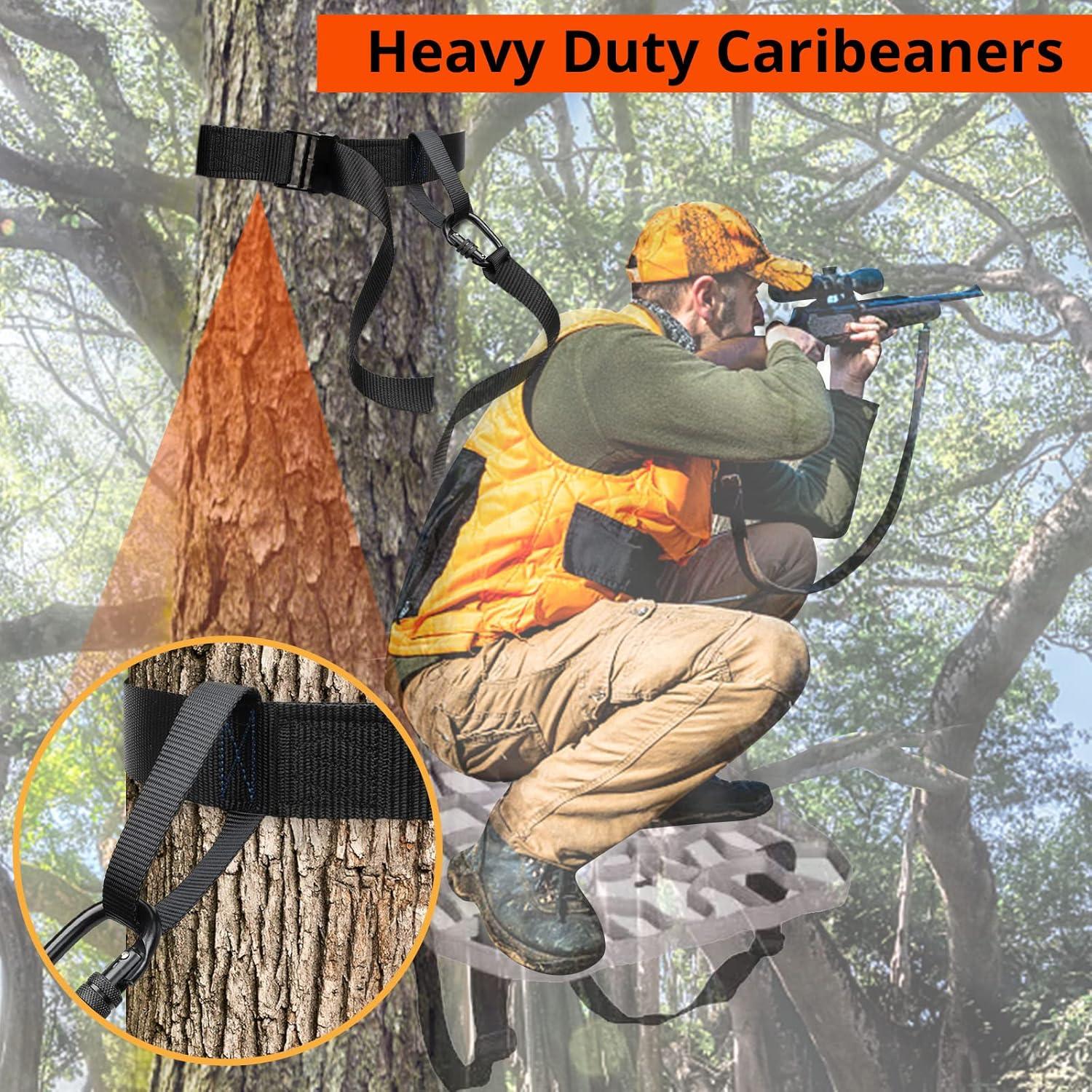 Arnés de Caza TRSMIMA con Correa de Soporte de Árbol 807 kg