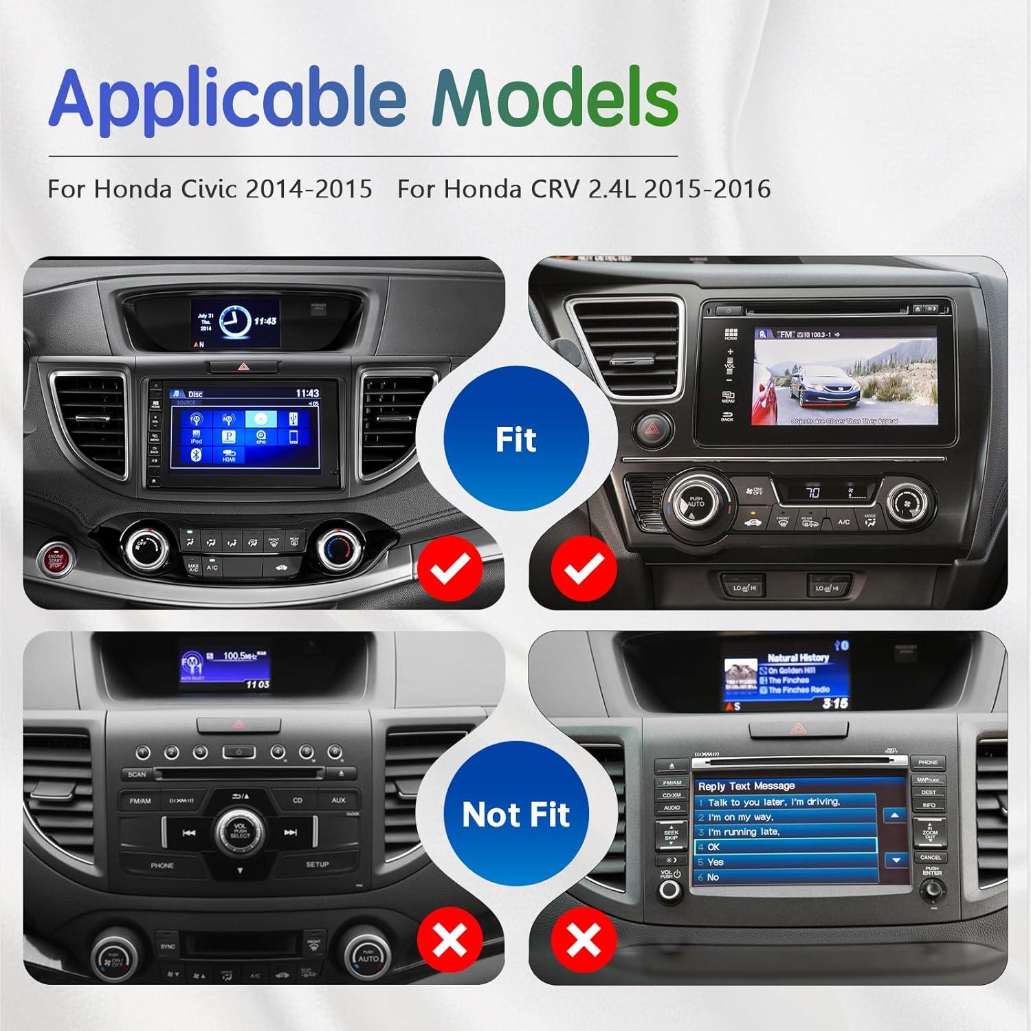 Arnés de cable de radio Honda CRV 2015-2016 y Civic 2014-2015