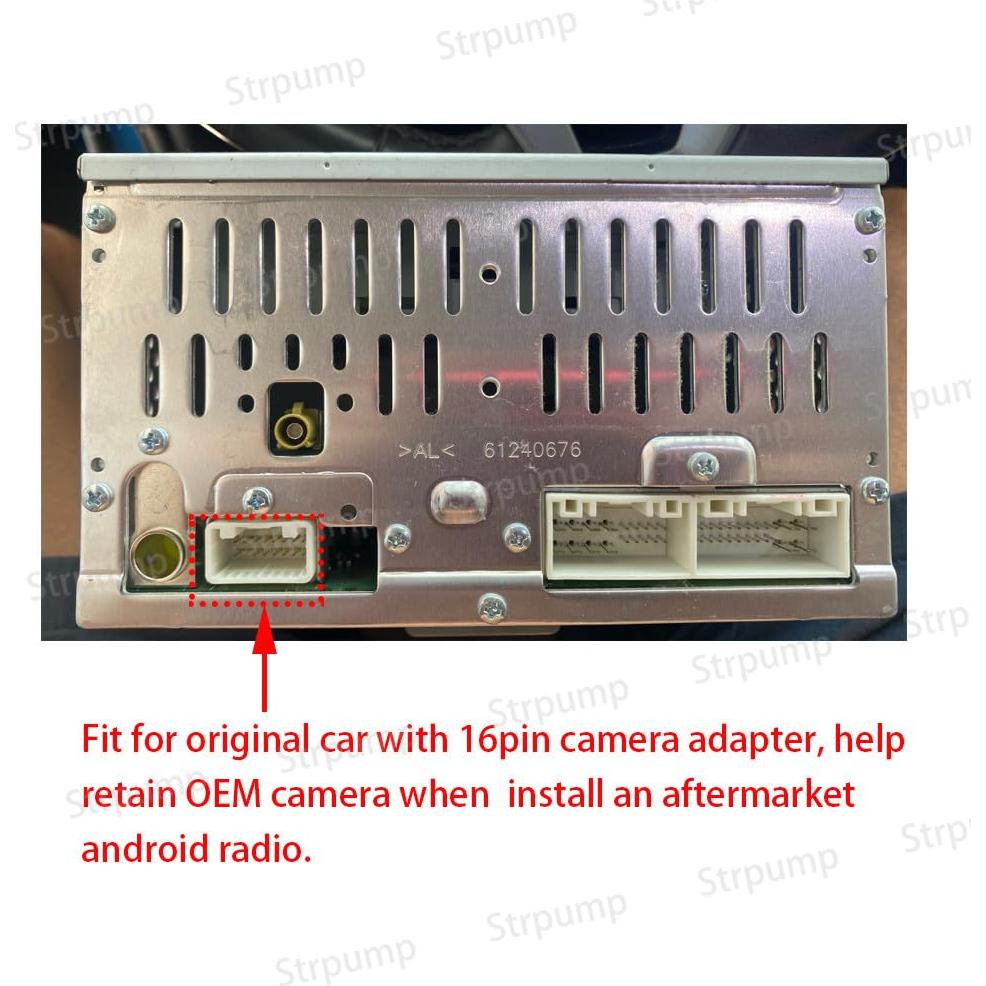 Adaptador de Cámara de Reversa 16 Pines Hyundai Kia Strpump