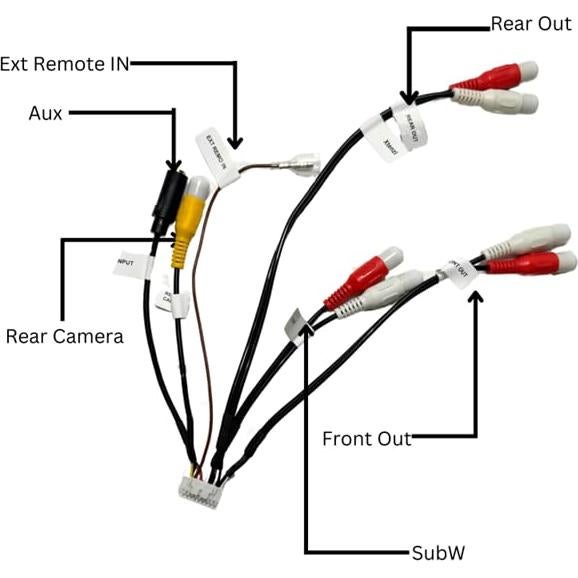 Arnés de Cable RCA Xtenzi XT91923 Compatible Alpine ILXF409 ILXF411