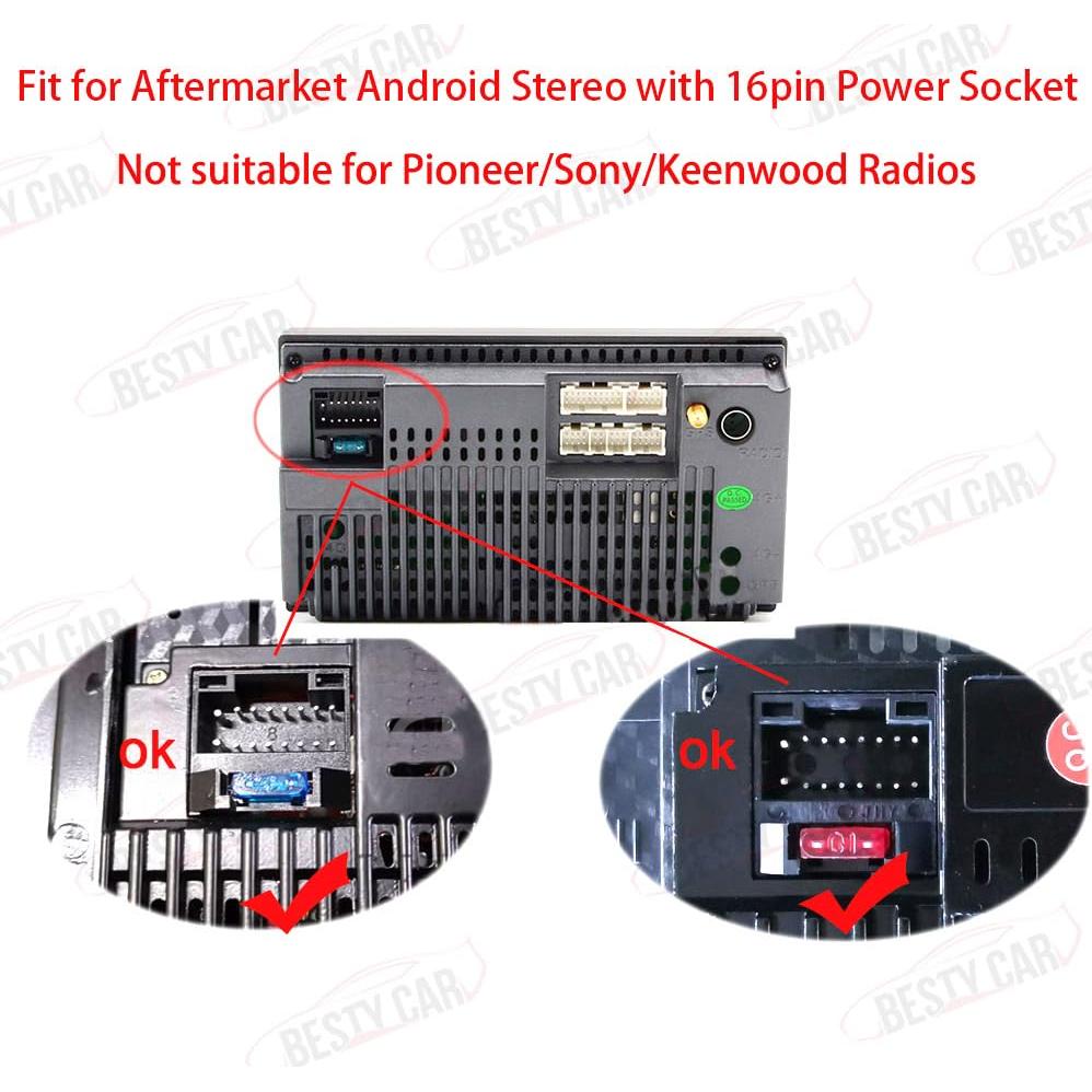Arnés de Alimentación 16 Pines Canbus para Nissan 2010-2018