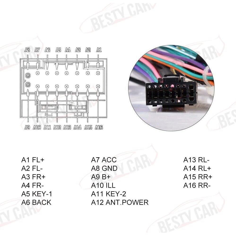 Arnés de Alimentación 16 Pines Canbus para Nissan 2010-2018