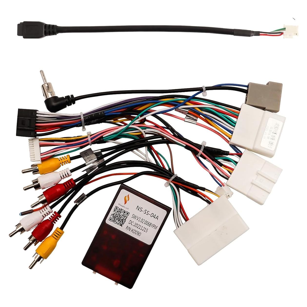 Arnés de Cableado Estéreo Nissan Qashqai 2014-2022 Canbus 16PIN