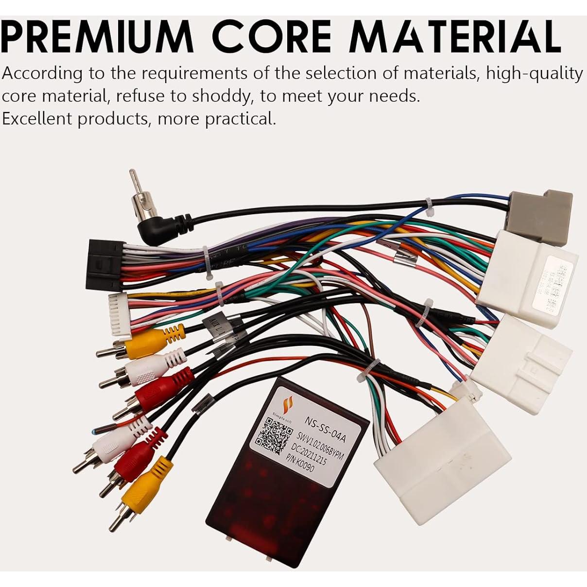 Arnés de Cableado Estéreo Nissan Qashqai 2014-2022 Canbus 16PIN