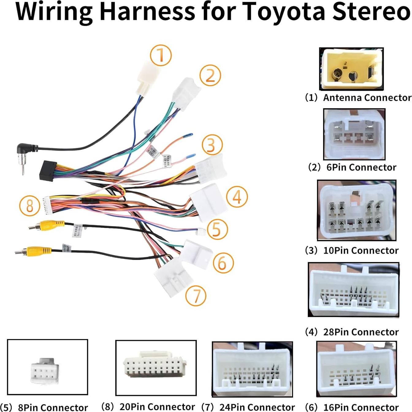 Arnés de Cableado de Radio Epronic GP-6 para Toyota 2012+