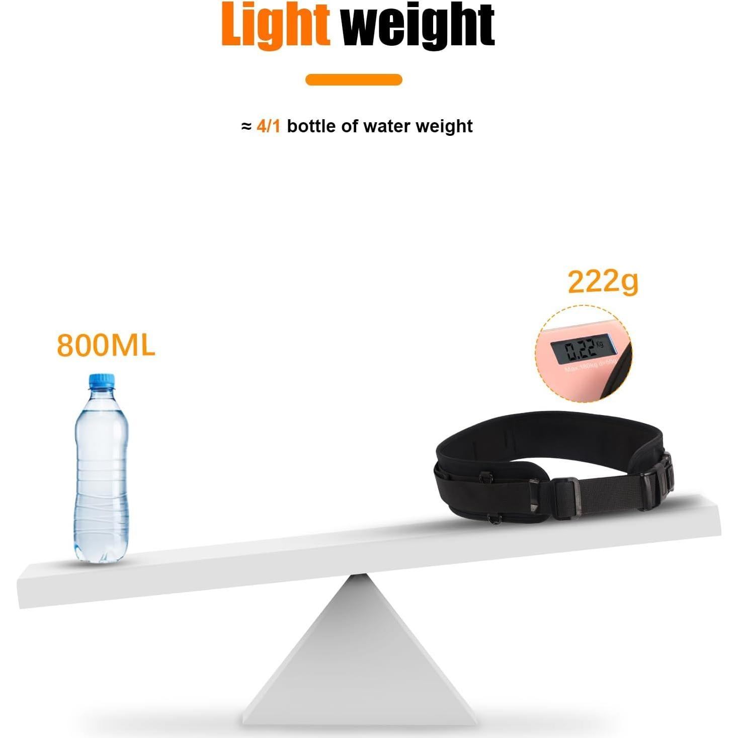 Cinturón Multi-Función Cwatcun Ajustable para Cámara 77.5-111.8 cm