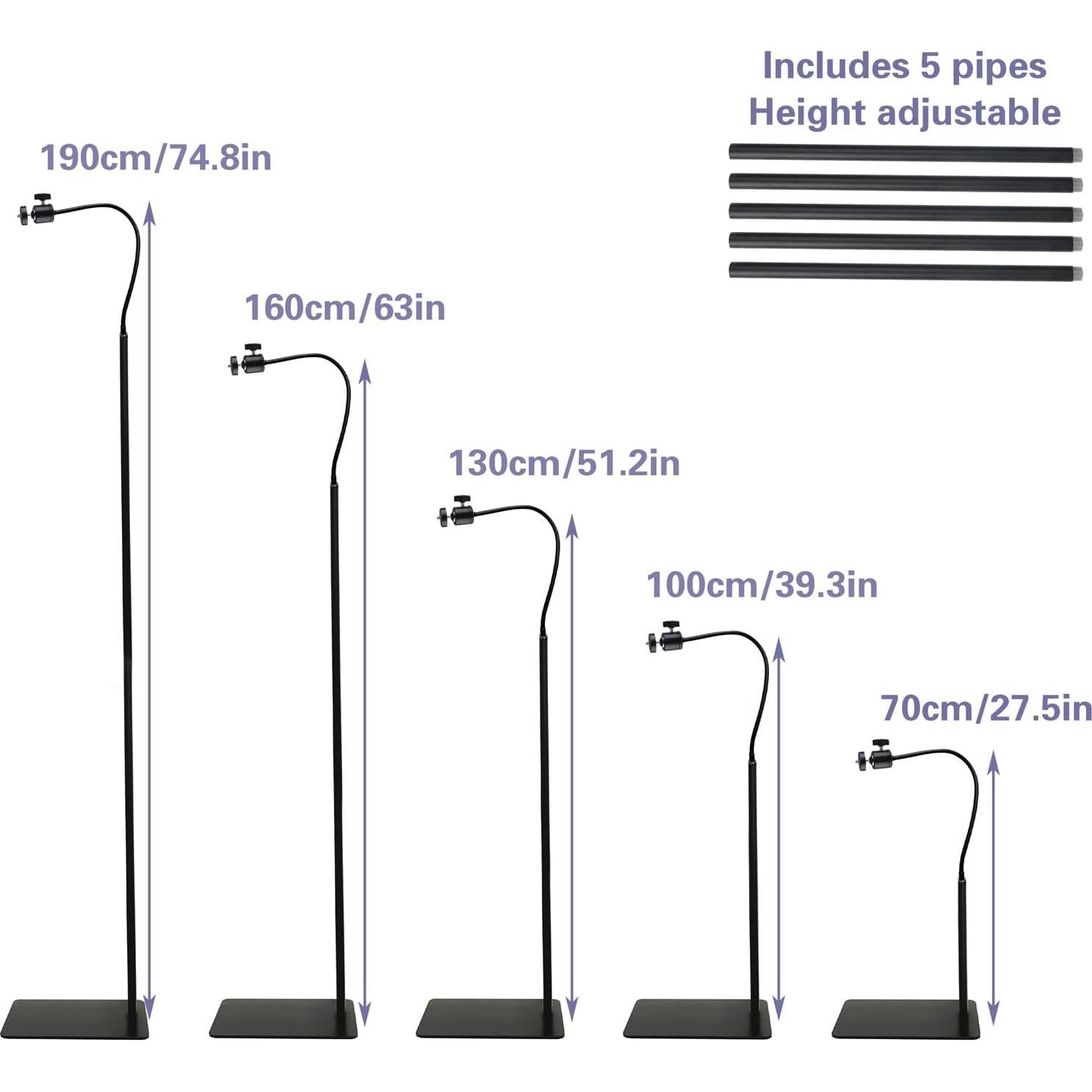 Soporte de Piso para Cámaras de Seguridad JoyHuaTrade 70-190 cm