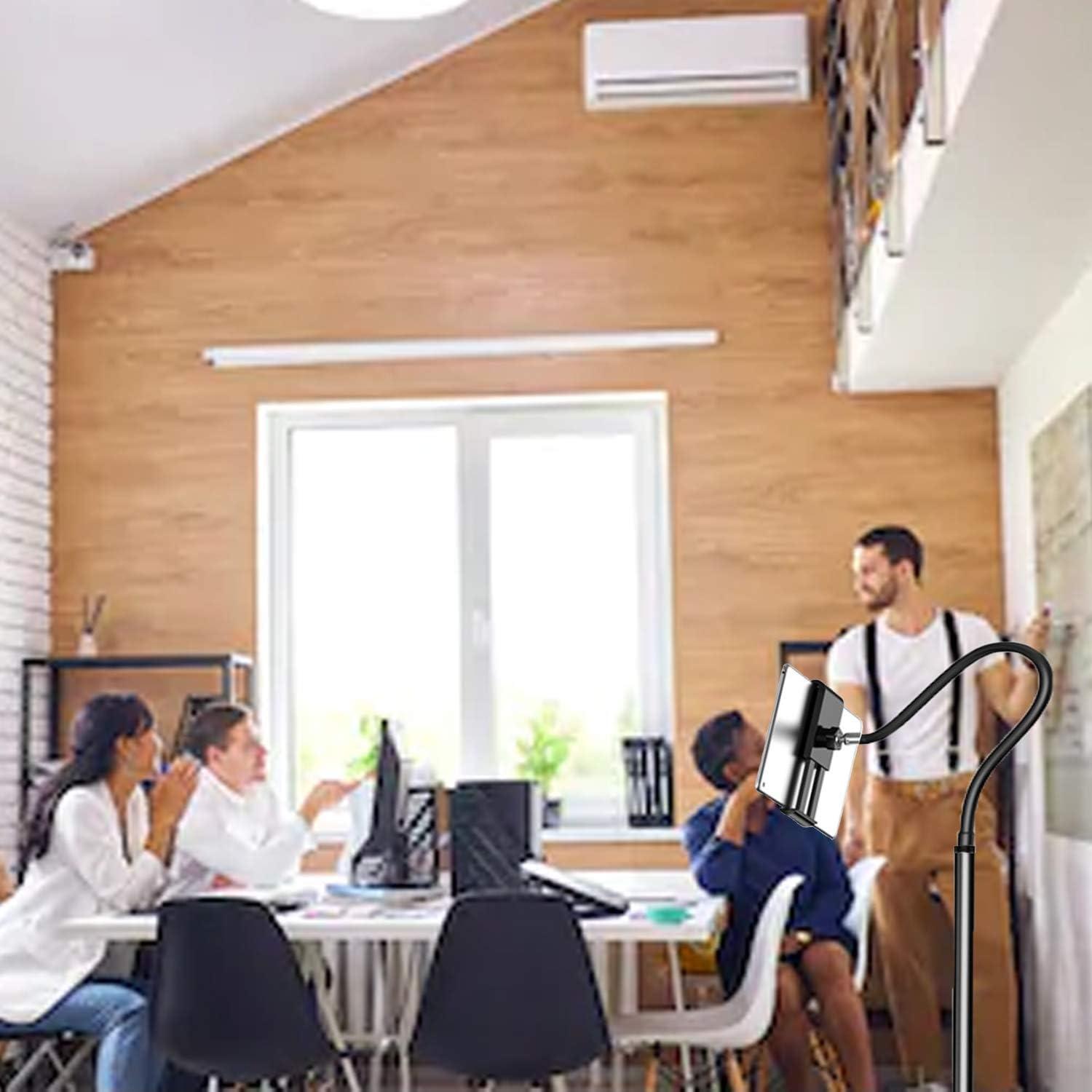 Soporte de Piso para Tablet Creatop Ajustable 360° Negro