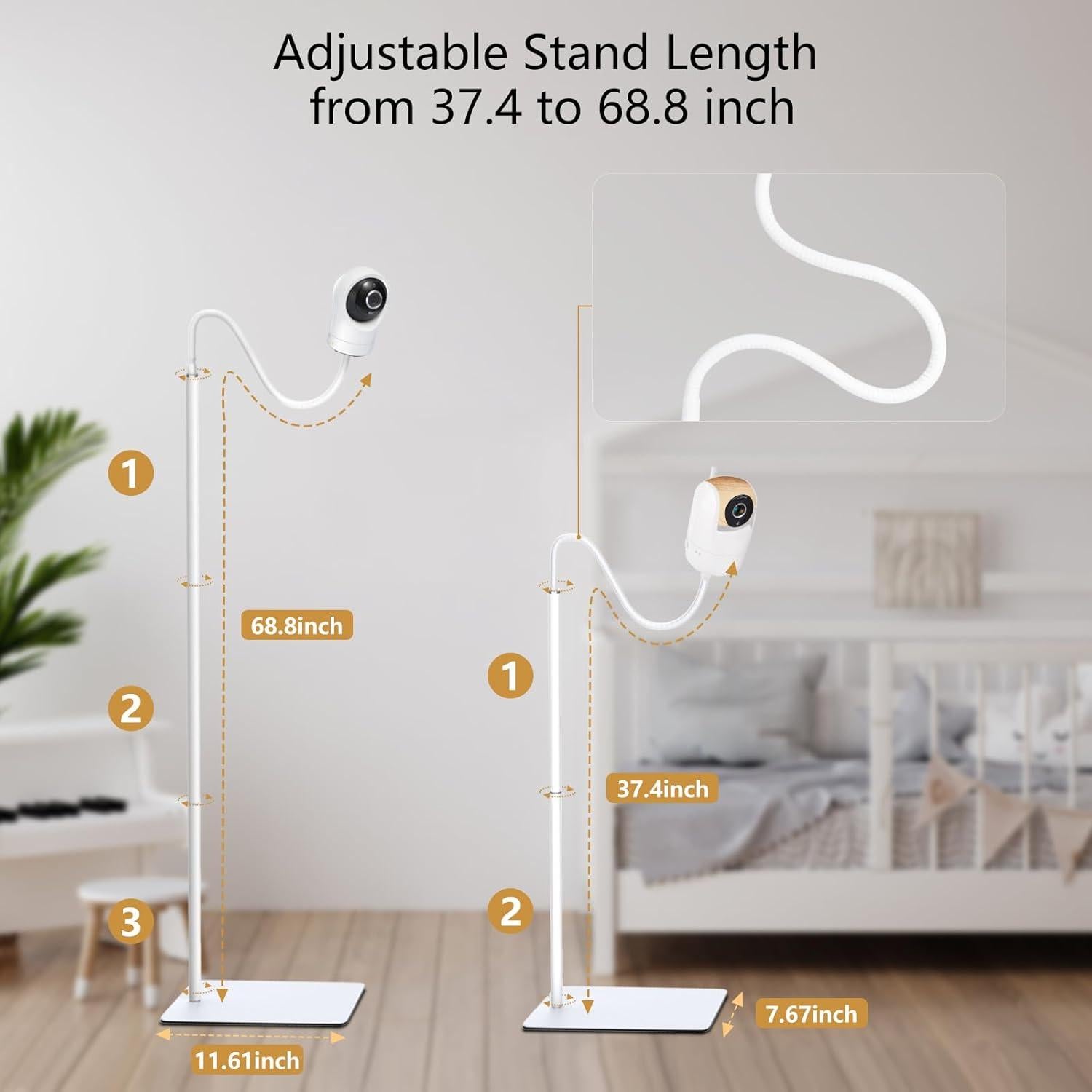 Soporte de Piso para Monitor de Bebé VTech PM25 Altura Ajustable