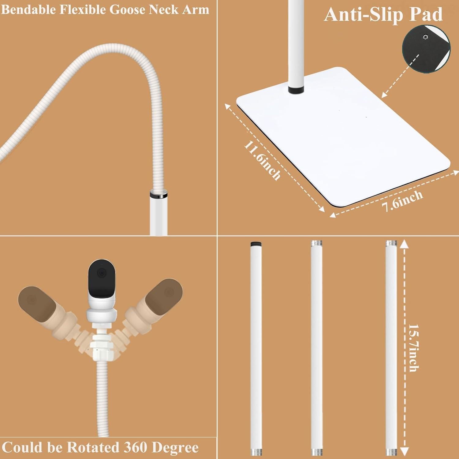 Soporte de pie para monitor de bebé EYSAFT compatible Owlet