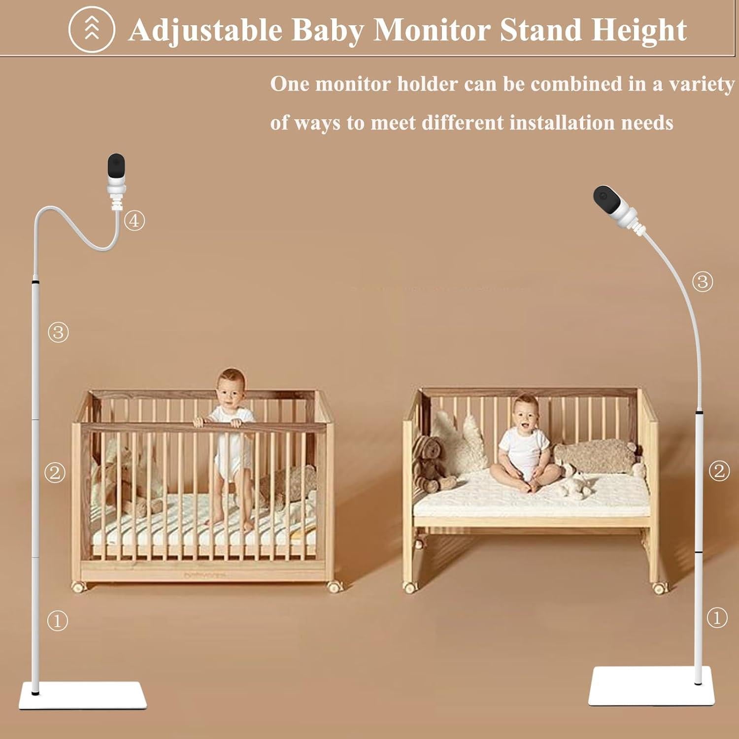 Soporte de pie para monitor de bebé EYSAFT compatible Owlet