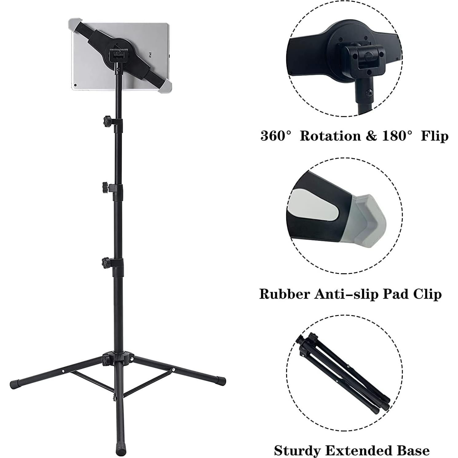 Soporte de trípode ajustable Raking para tablet 9.5-14.5"