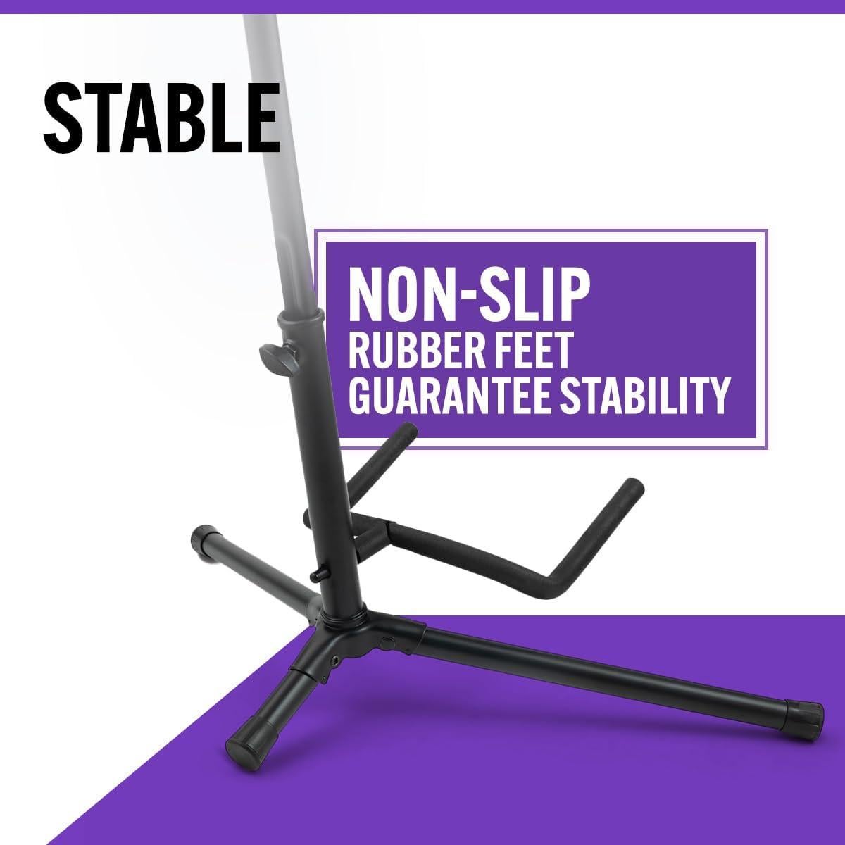 Soporte de guitarra trípode On-Stage XCG4 ajustable negro