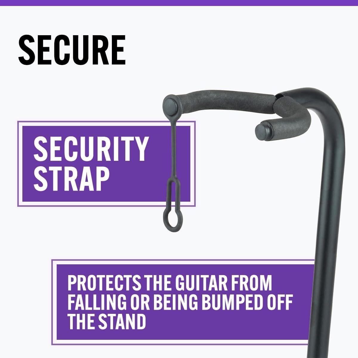 Soporte de guitarra trípode On-Stage XCG4 ajustable negro