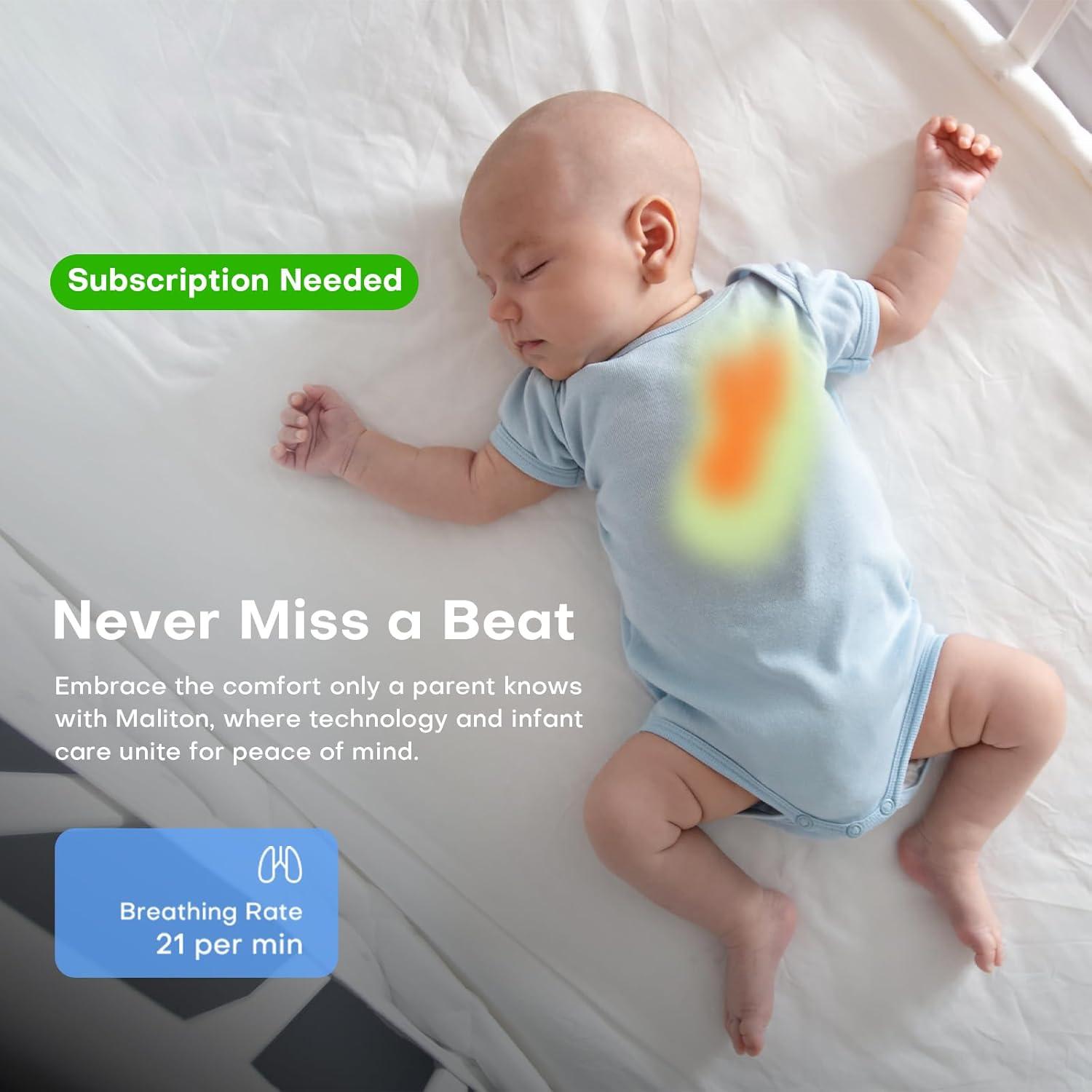 Monitor Inteligente para Bebés Maliton 2K con Soporte de Piso