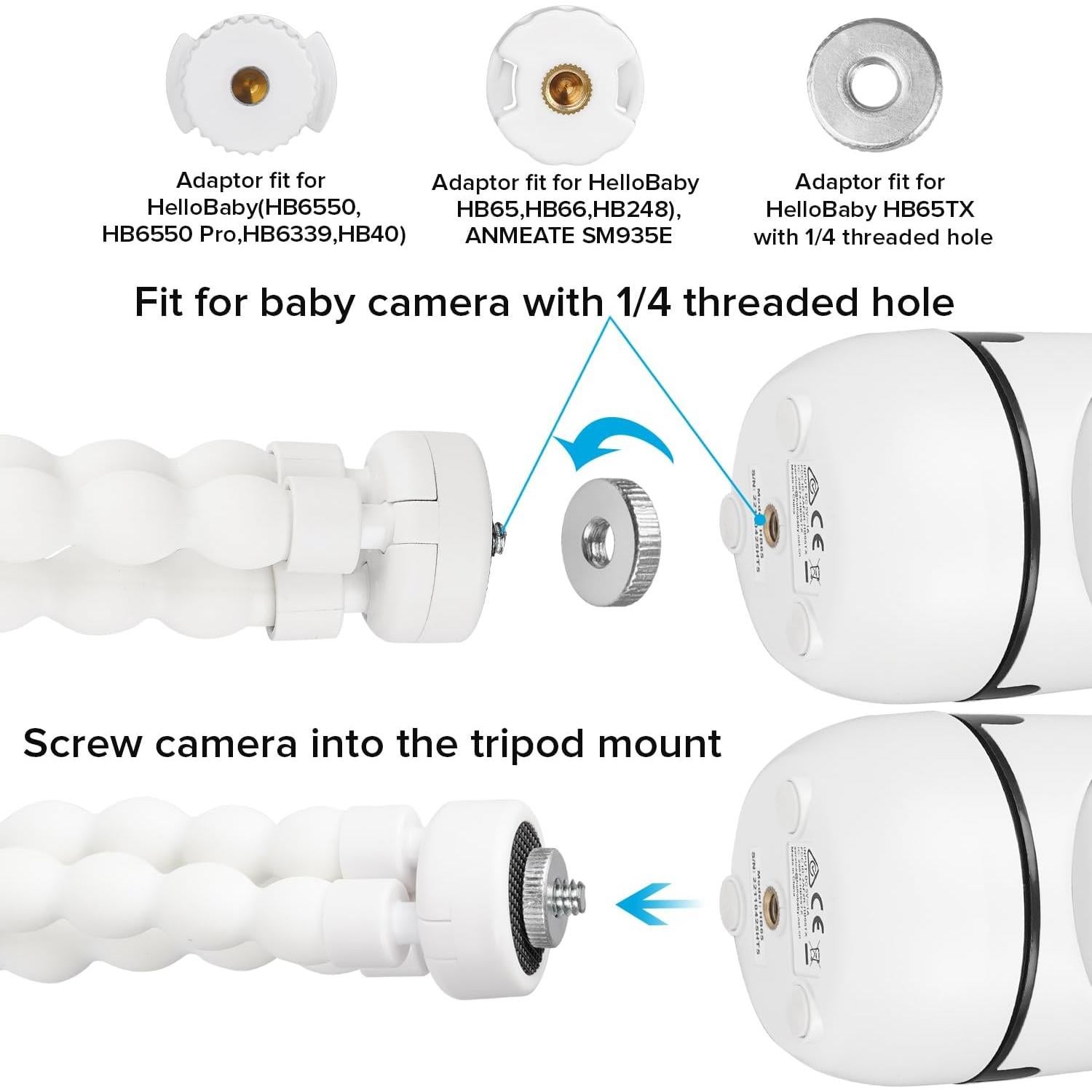 Soporte Tripode para Monitor de Bebé HelloBaby HB65 HB40 HB6550