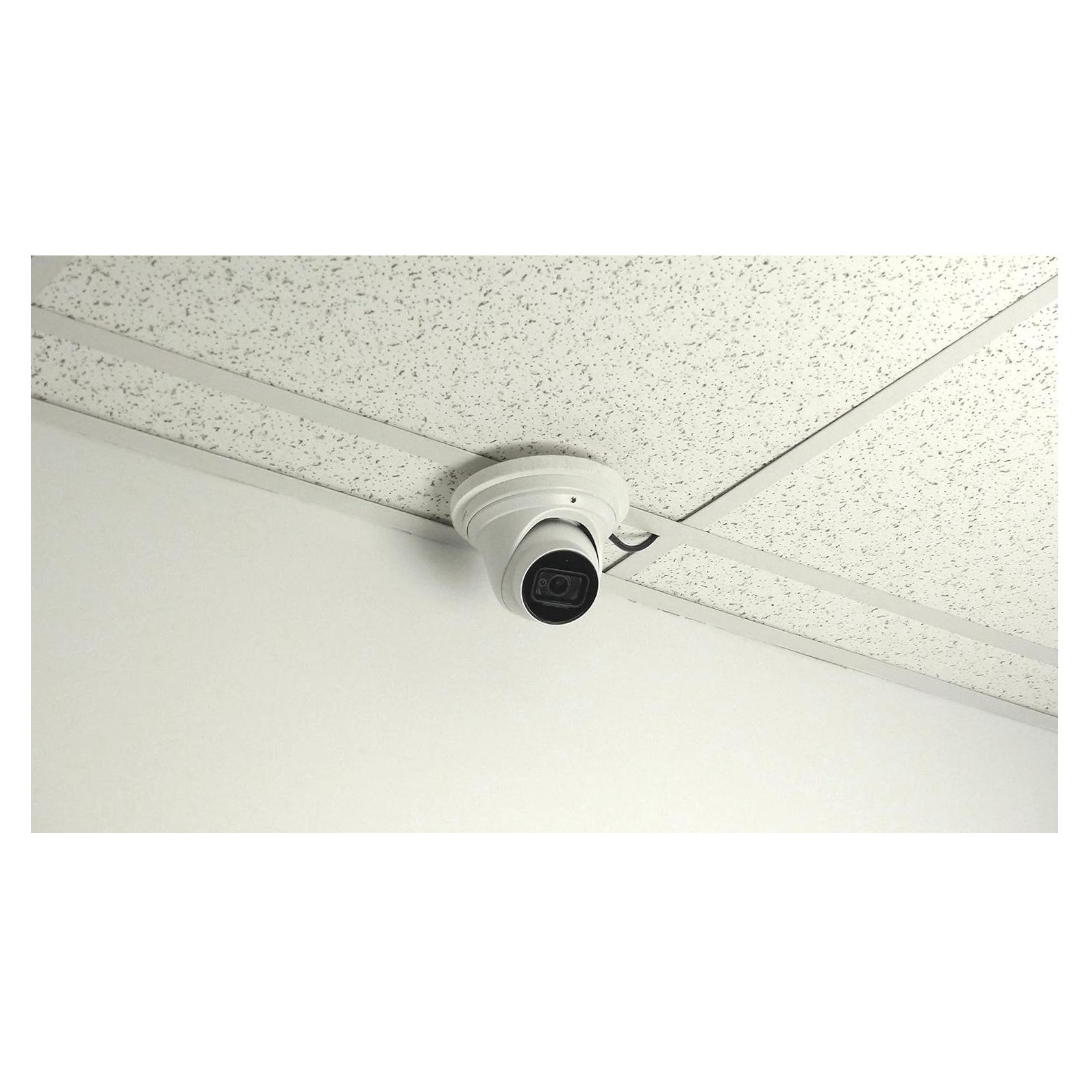 Montaje de Cámara de Seguridad CCTV Alzo para Techo Suspendido