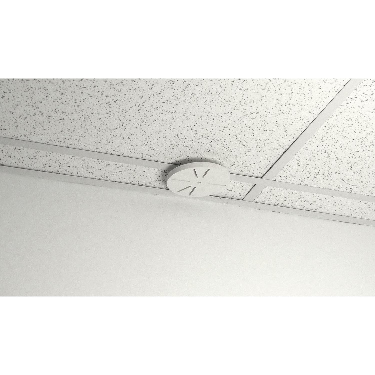 Montaje de Cámara de Seguridad CCTV Alzo para Techo Suspendido