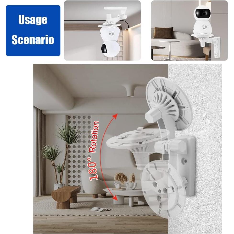 Soporte de Pared en L ThtRht para Cámara Dome Pack 2 Unidades