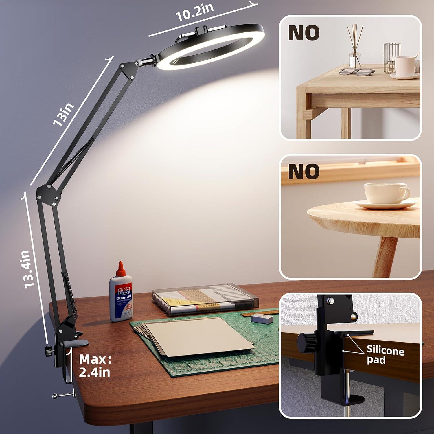 Anillo de Luz LUXSURE 18W con Soporte para Teléfono y Cámara