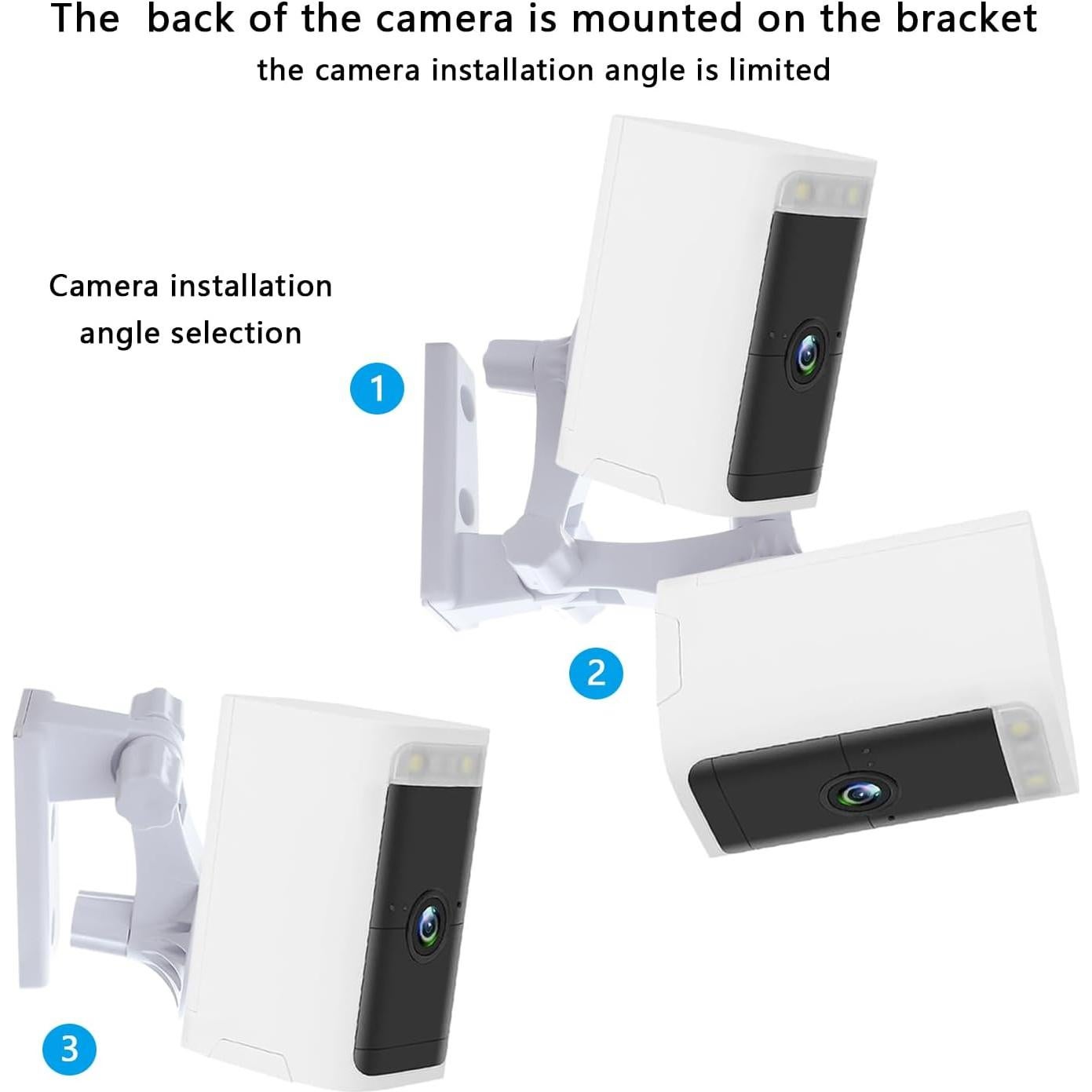Soporte de Pared para Cámara TEKCAM Ajustable 180° - Paquete de 2
