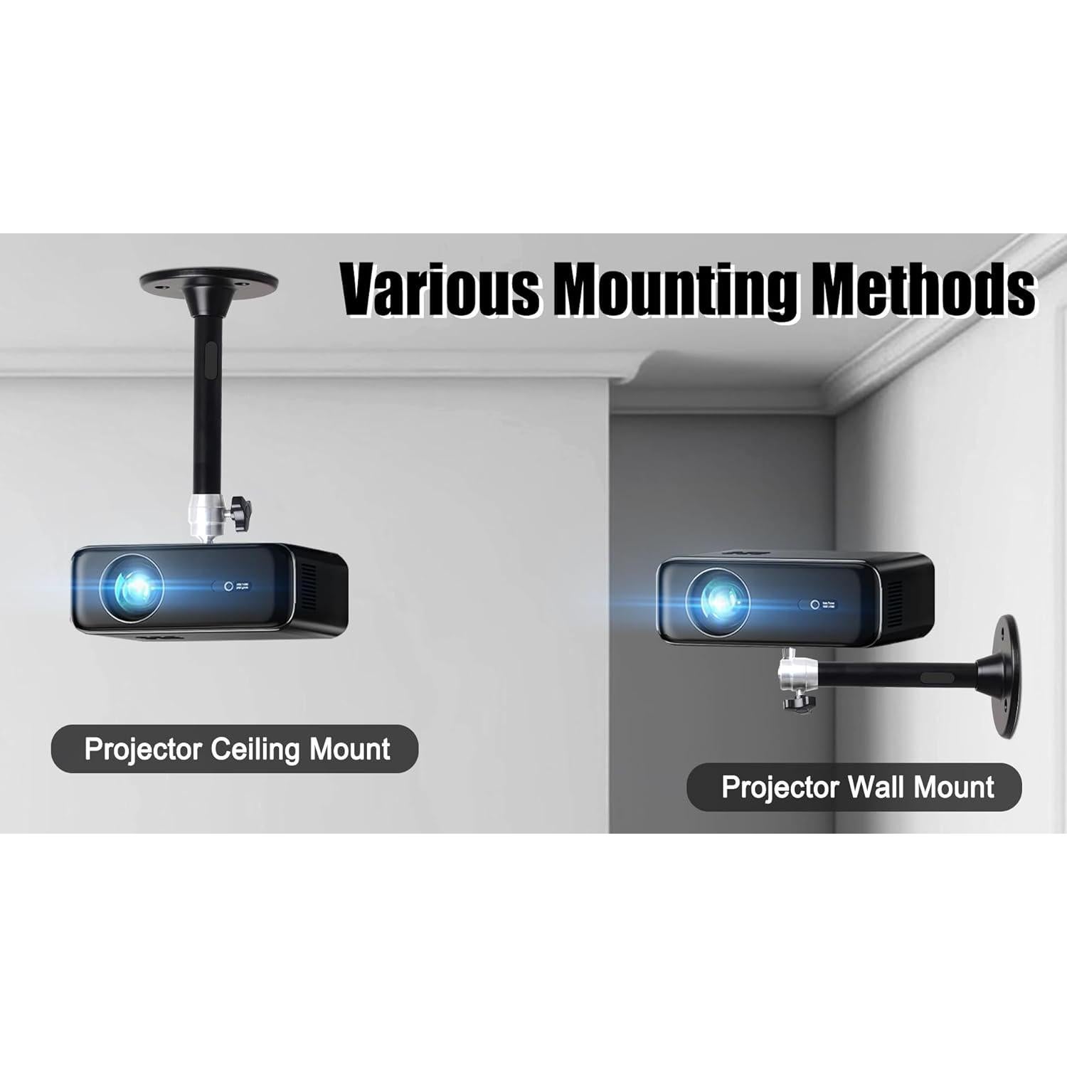 Soporte de Techo para Mini Proyector 2-Be-Best Ajustable 18cm