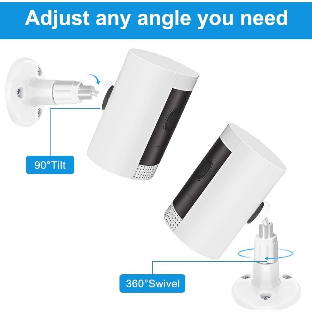 Soporte de Cámara Adhesivo Ring 360° Ajustable Blanco