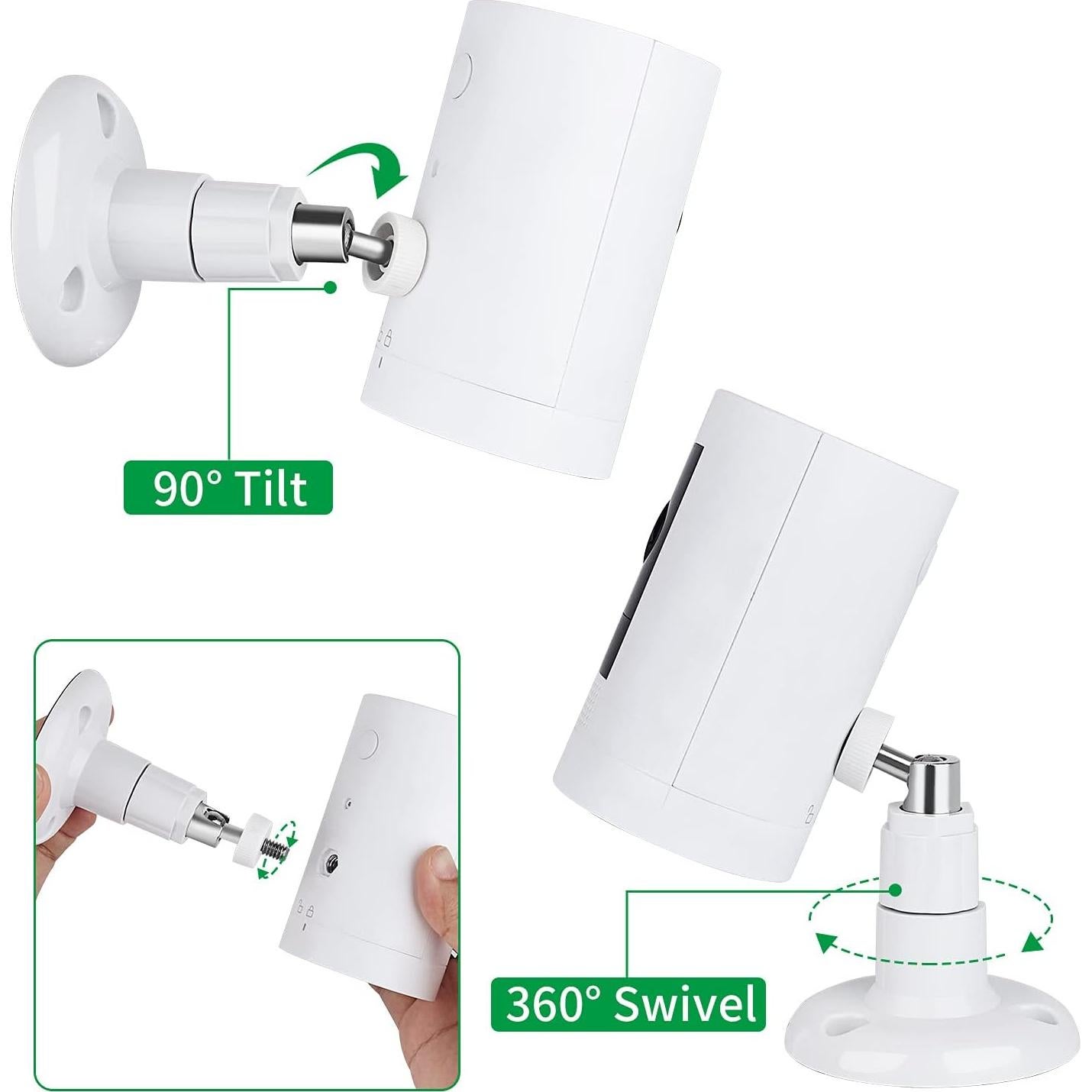 Soporte Adhesivo de Pared para Cámara Ring Stick Up Cam - 2 Pack