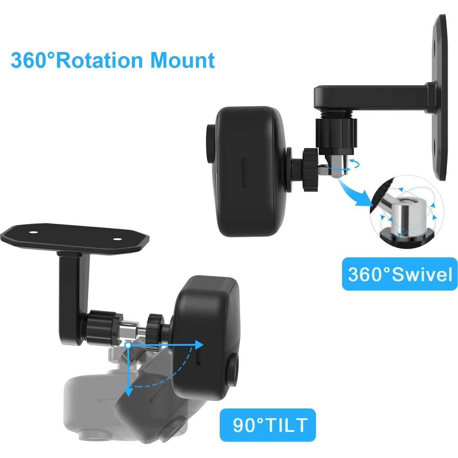 Soporte de Pared Ajustable para Cámaras Blink - 2 Paquetes