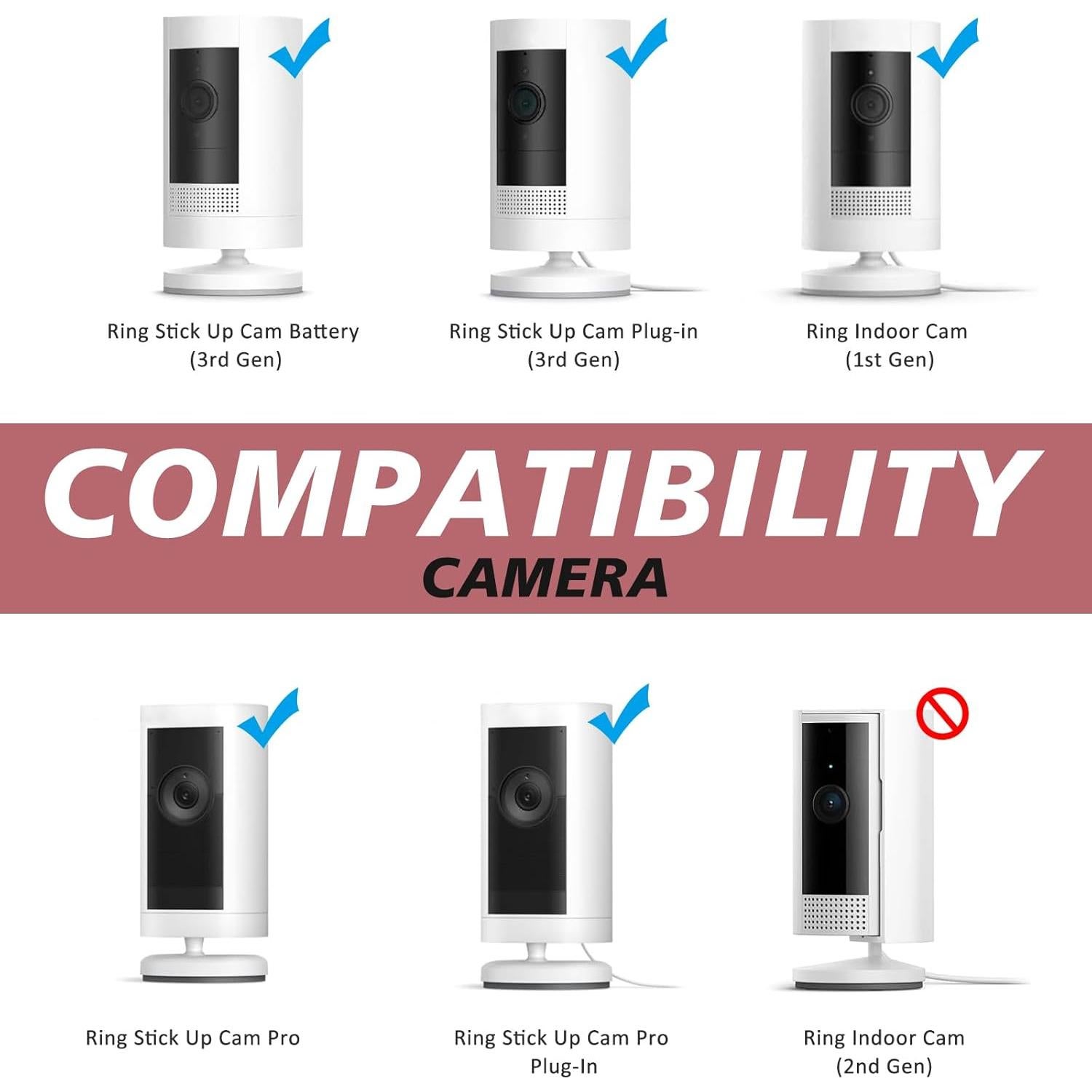 Soporte de Montaje en Pared VIIVRIA para Cámaras - 2 Pack