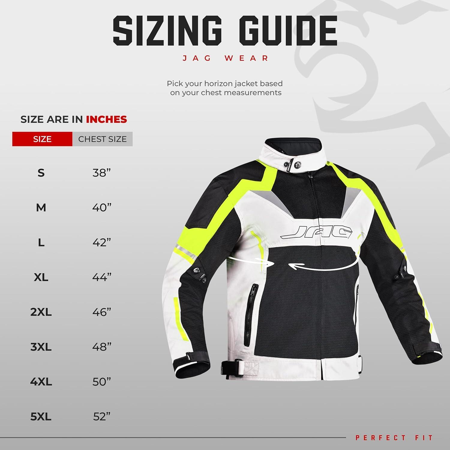 Chaqueta de Motocicleta JAG Horizonte - Armadura CE Nivel 1