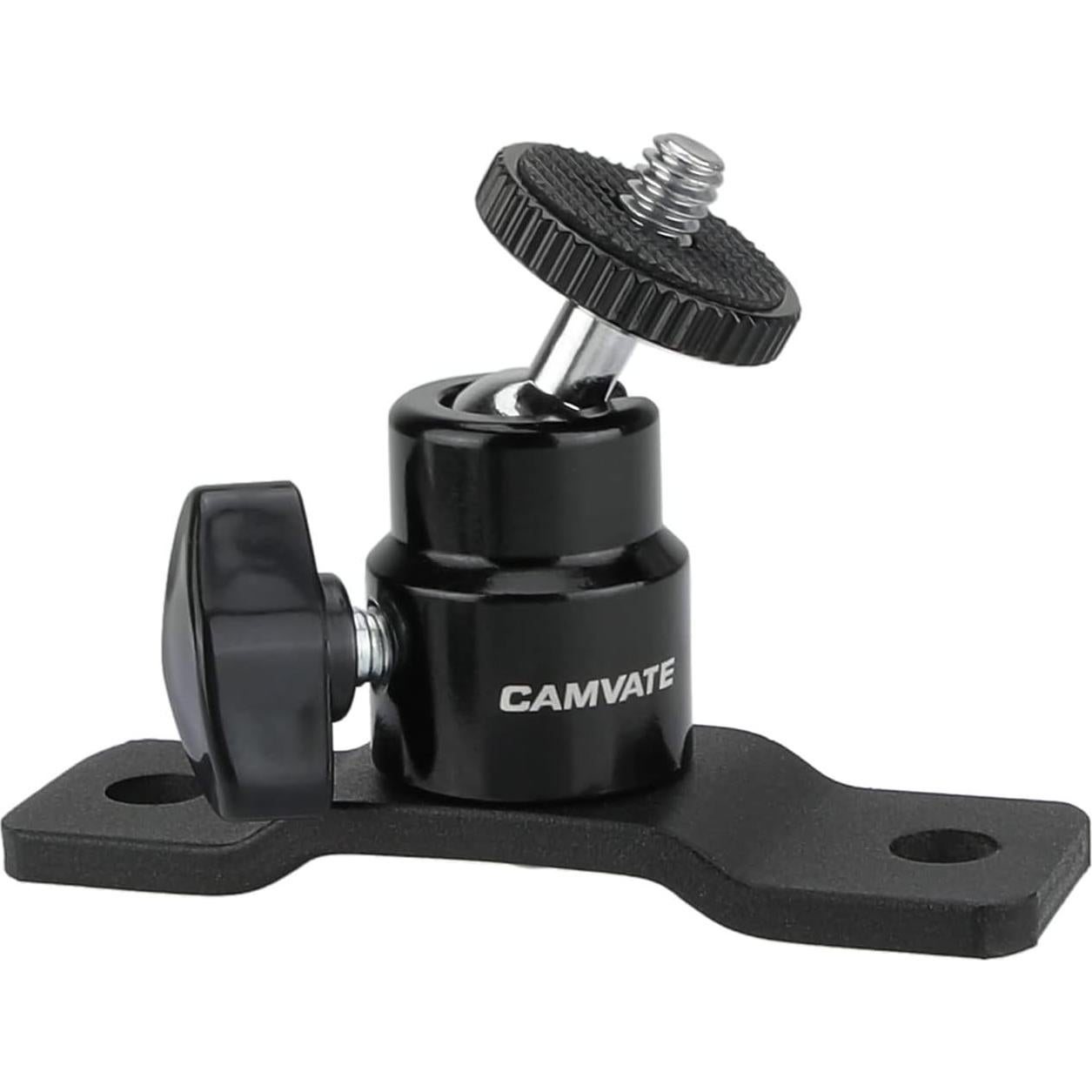 Cabezal de Bola CAMVATE 1/4"-20 con Montaje Inferior 2kg